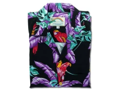 Aloha Shirts<Paradise Found Aloha Shirt Jungle Bird Black