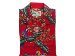 Aloha Shirts<Paradise Found Aloha Shirt Jungle Bird Red