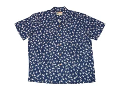 Aloha Shirts<Paradise Found Aloha Shirt Magnum Bamboo Navy