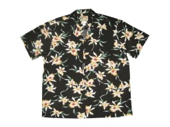 Aloha Shirts<Paradise Found Aloha Shirt Star Orchid Black
