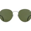Sunglasses | Eyewear<American Optical AO-1002 Matte Silver Green Nylon Lens