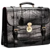 Briefcases<G.J. Cleverley Briefcase Alligator Black