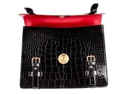 Briefcases<G.J. Cleverley Briefcase Alligator Black