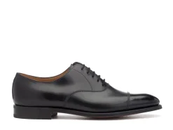 Straight Cap Oxfords | Oxfords<John Lobb City II Black Calf