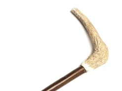 Walking Sticks<Abbeyhorn Hazel Stick with Rounded Stag Handle