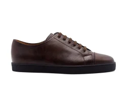 Sneakers | Rubber Soles<John Lobb Levah Dark Brown Museum Calf