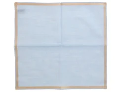 Pocket Squares<Simonnot Godard Light Blue-Ivory Amalfi Pocket Square