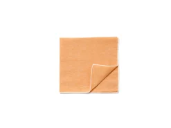 Pocket Squares<Simonnot Godard Orange Pocket Square with White Edge