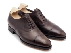 Oxfords<John Lobb Philip II Dark Brown Museum Calf