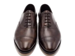 Oxfords<John Lobb Philip II Dark Brown Museum Calf