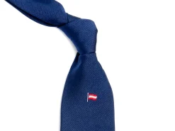 Ties<Double Monk Silk Flag Tie Austria