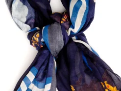 Scarves<Rubinacci Stole Alberto Della Cuccagna Navy