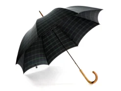 Umbrellas<Fox Umbrellas Tube Light Grain Handle Black Watch Tartan