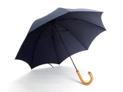 Umbrellas<Fox Umbrellas Tube Malacca Handle with Sterling Silver Fixtures Navy