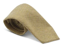 Ties<Double Monk Wool Cashmere Tie Check Light Green