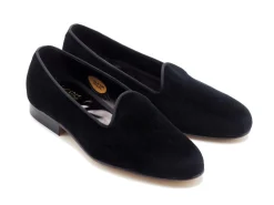 Slippers<Edward Green Albert Black Velvet