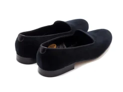 Slippers<Edward Green Albert Black Velvet