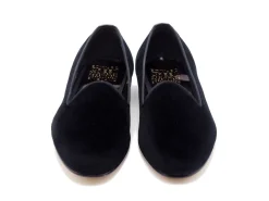 Slippers<Edward Green Albert Black Velvet