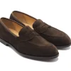 Summer Shoes | Suede<Crockett & Jones Alcaston Dark Brown Calf Suede