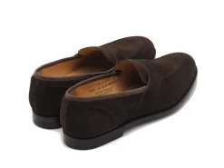 Summer Shoes | Suede<Crockett & Jones Alcaston Dark Brown Calf Suede