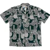 Aloha Shirts<Paradise Found Aloha Shirt Cotton Tapa Pineapple Forest Green
