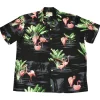 Aloha Shirts<Paradise Found Aloha Shirt Flamingo Black
