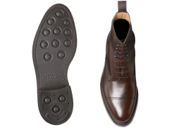 Rubber Soles | Boots<Crockett & Jones Argyll Dark Brown Wax Calf