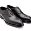 Straight Cap Oxfords | Oxfords<Crockett & Jones Audley Black Calf
