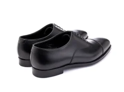 Straight Cap Oxfords | Oxfords<Crockett & Jones Audley Black Calf