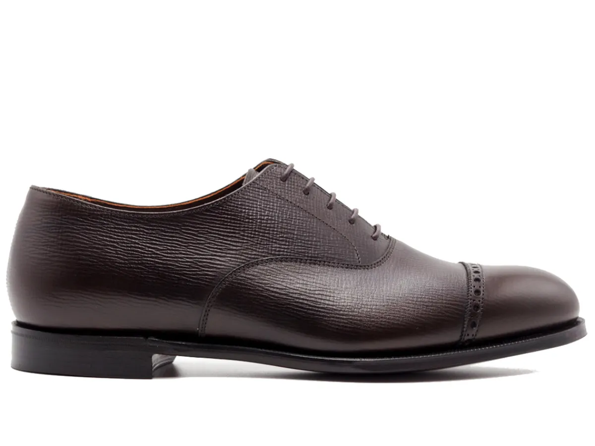 Oxfords<Crockett & Jones Ballarat Dark Brown Willow Grain