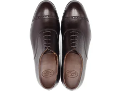 Oxfords<Crockett & Jones Ballarat Dark Brown Willow Grain