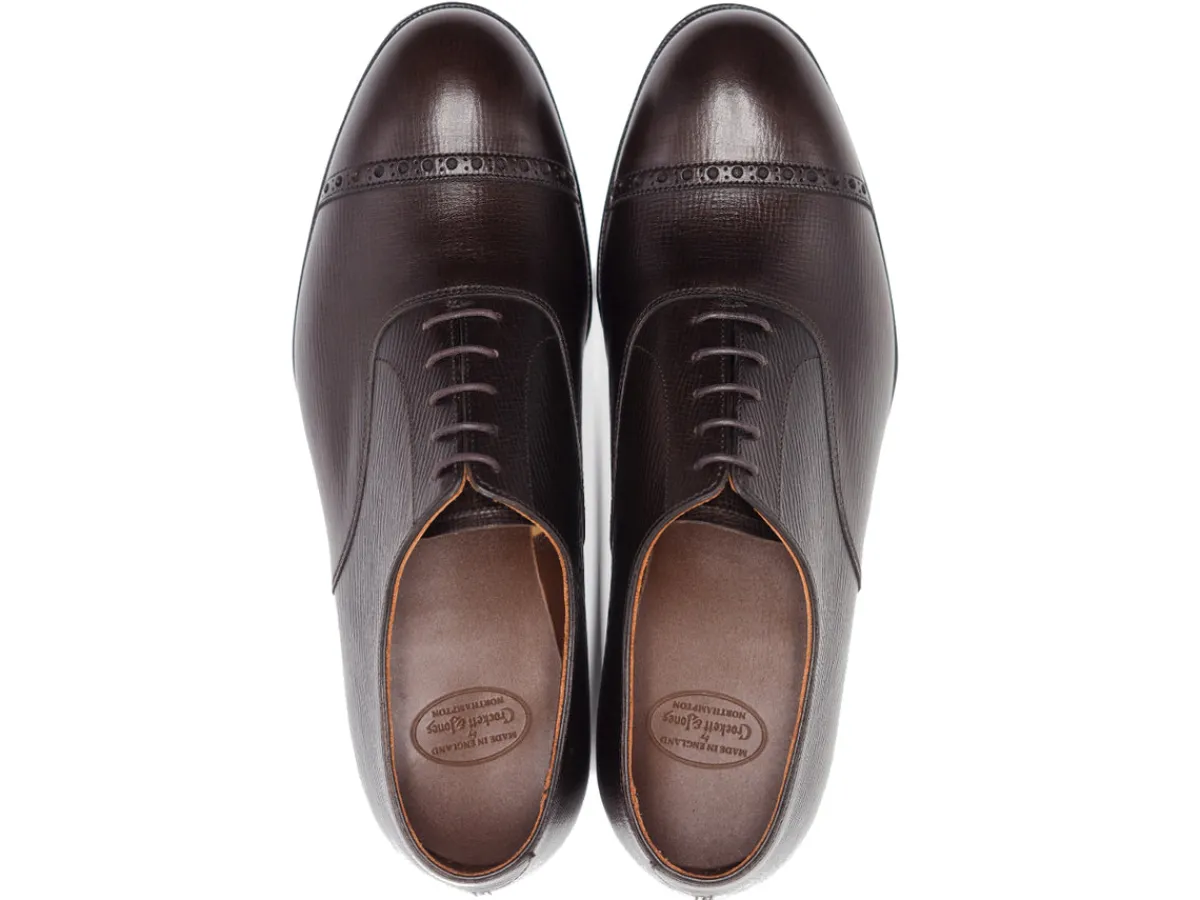 Oxfords<Crockett & Jones Ballarat Dark Brown Willow Grain