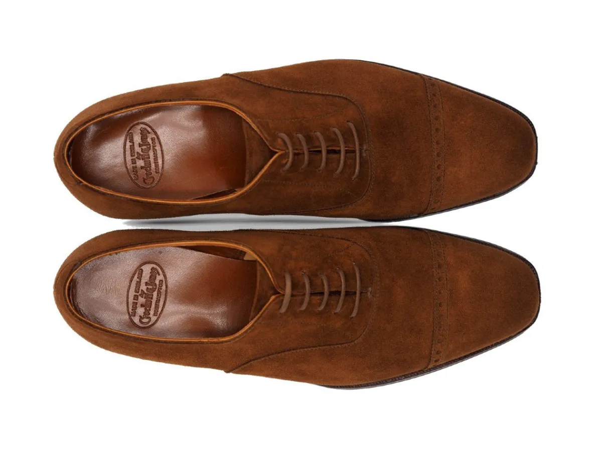 Oxfords | Brogues<Crockett & Jones Belgrave Polo Brown Suede