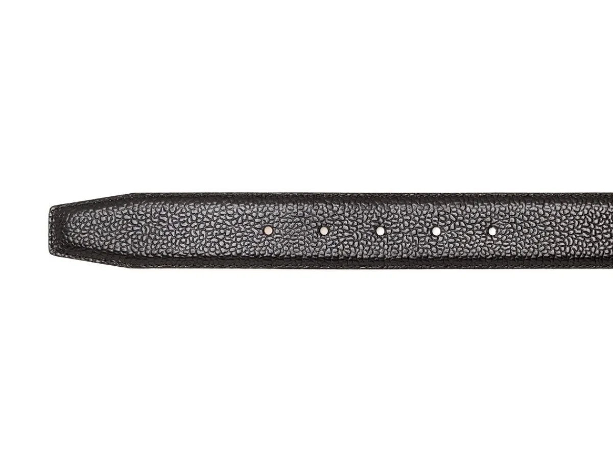 Belts<Crockett & Jones Belt Black Scotch Grain