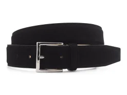 Belts | Suede<Crockett & Jones Belt Black Suede