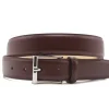 Belts<Crockett & Jones Belt Chestnut Calf Nickel Buckle