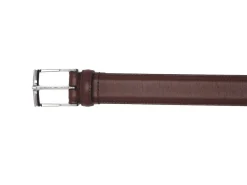Belts<Crockett & Jones Belt Chestnut Calf Nickel Buckle