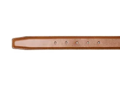 Belts<Crockett & Jones Belt Tan Calf Brass Buckle