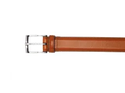 Belts<Crockett & Jones Belt Tan Calf Nickel Buckle