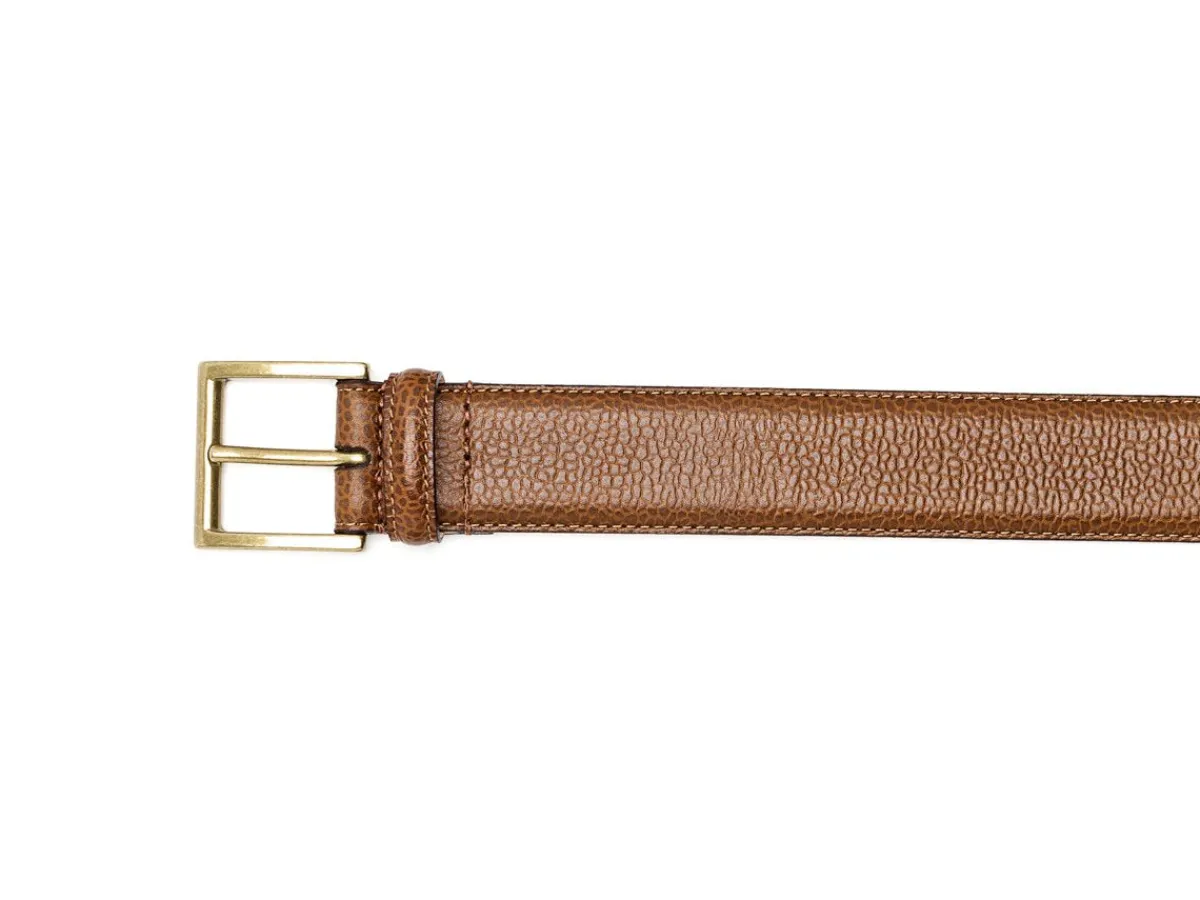Belts<Crockett & Jones Belt Tan Scotch Grain