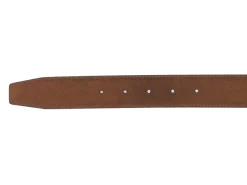 Belts<Crockett & Jones Belt Tobacco Suede Nickel Buckle