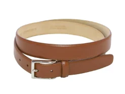 Belts<Simonnot Godard Belt with Nickel Buckle Cognac Shell Cordovan