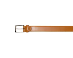 Belts<Simonnot Godard Belt with Nickel Buckle Whiskey Shell Cordovan
