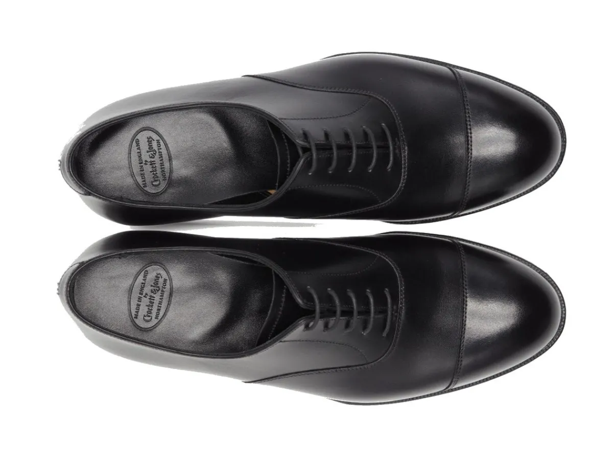 Oxfords | Straight Cap Oxfords<Crockett & Jones Bendigo Black Calf