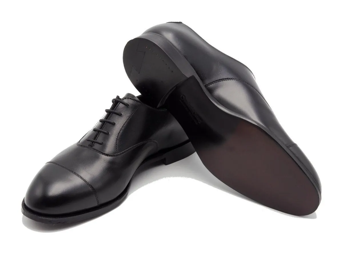 Oxfords | Straight Cap Oxfords<Crockett & Jones Bendigo Black Calf