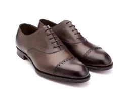 Wide Fitting | Oxfords<Edward Green Berkeley Dark Oak Antique Calf F-width