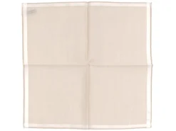 Pocket Squares<Simonnot Godard Bistre-White Amalfi Pocket Square