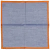 Pocket Squares<Simonnot Godard Blue-Orange Amalfi Pocket Square