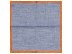 Pocket Squares<Simonnot Godard Blue-Orange Amalfi Pocket Square