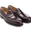 Summer Shoes | Penny Loafers<Crockett & Jones Boston Burgundy Cavalry Calf